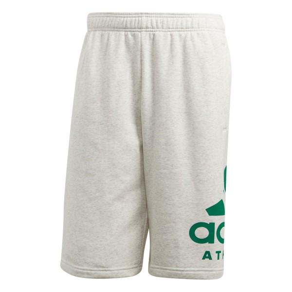 adidas Essentials ID Alogo Short Trainingshort CW3600 White Melange Bold Green