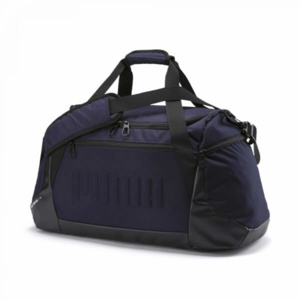 PUMA Unisex Sports Duffle Bag Sporttasche M Black Peacoat